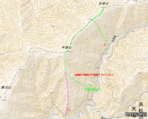 南アルプス深南部・水窪『白倉山から平森山』