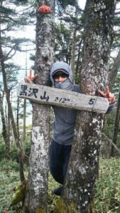 南アルプス深南部、黒沢山、激藪漕ぎの山
